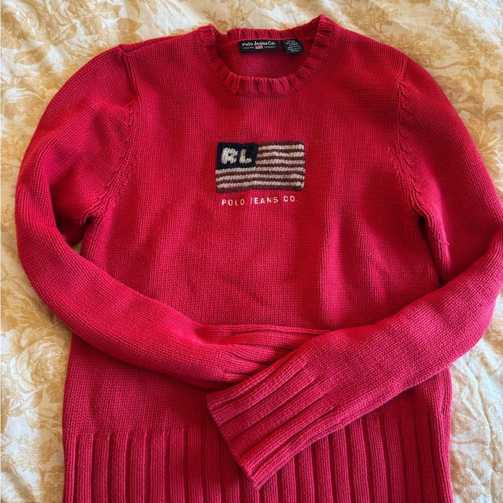 Ralph Lauren Polo American Flag Sweater